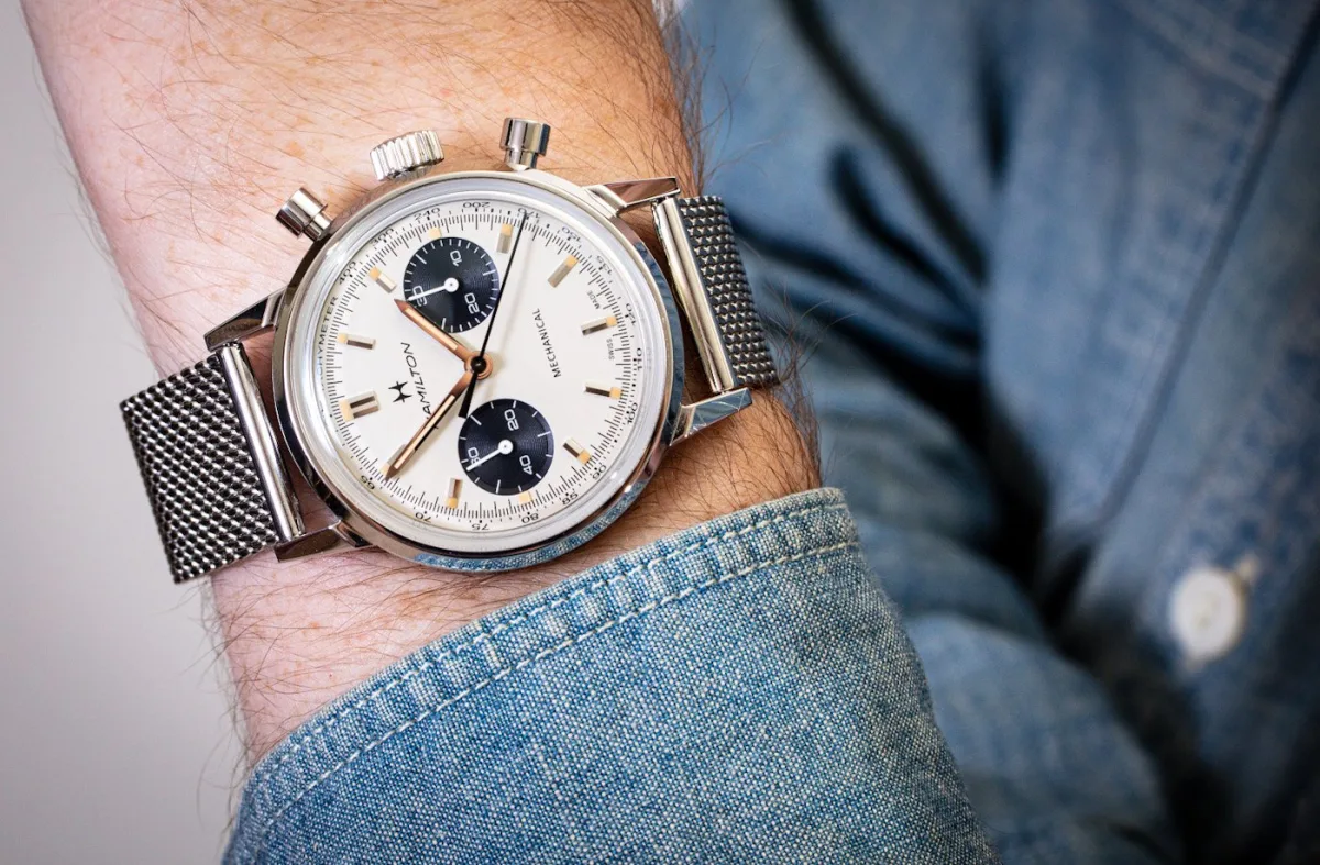 Hamilton Intra-Matic Chronograph H in vintage setting