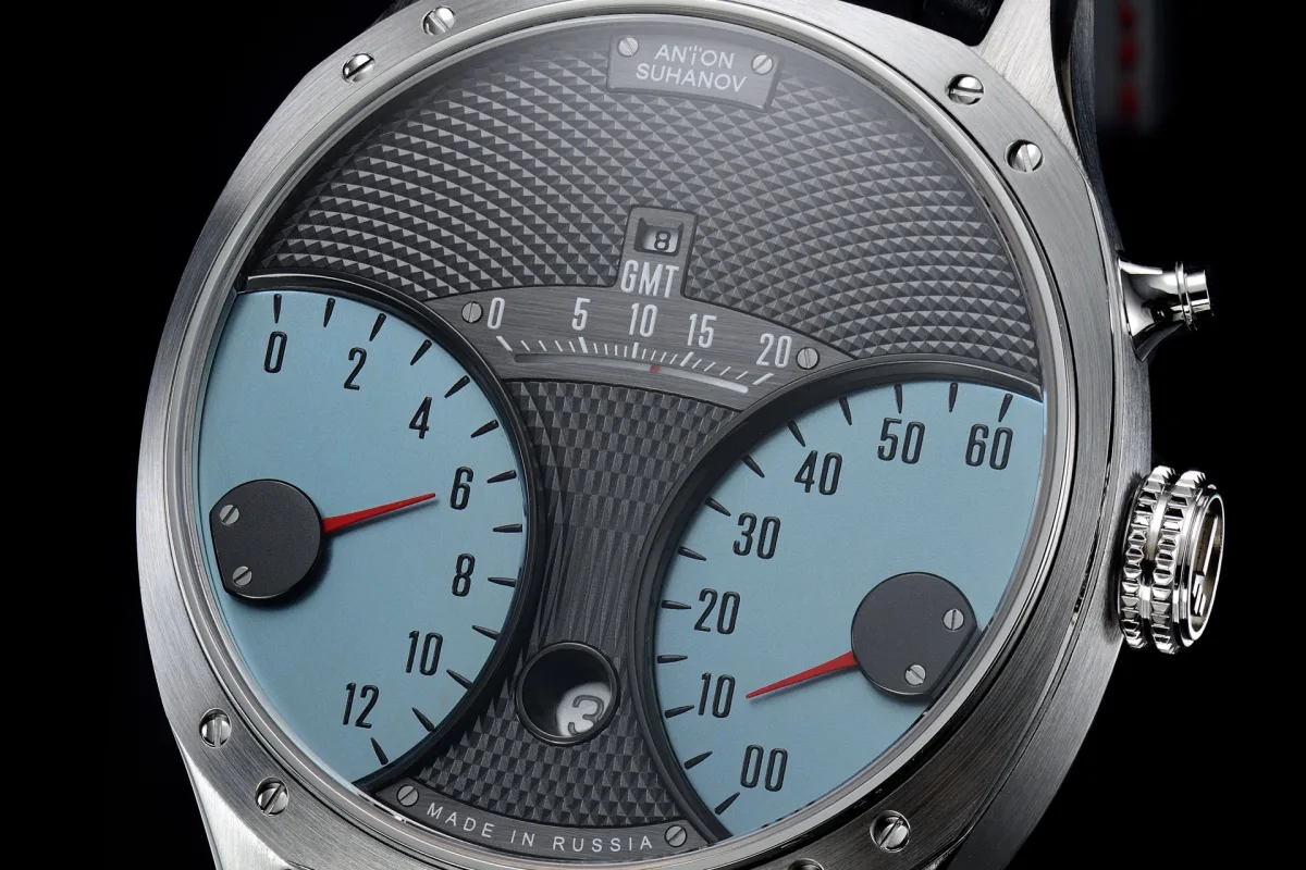 Dial details of Anton Suhanov Racer Jumping Hour GMT