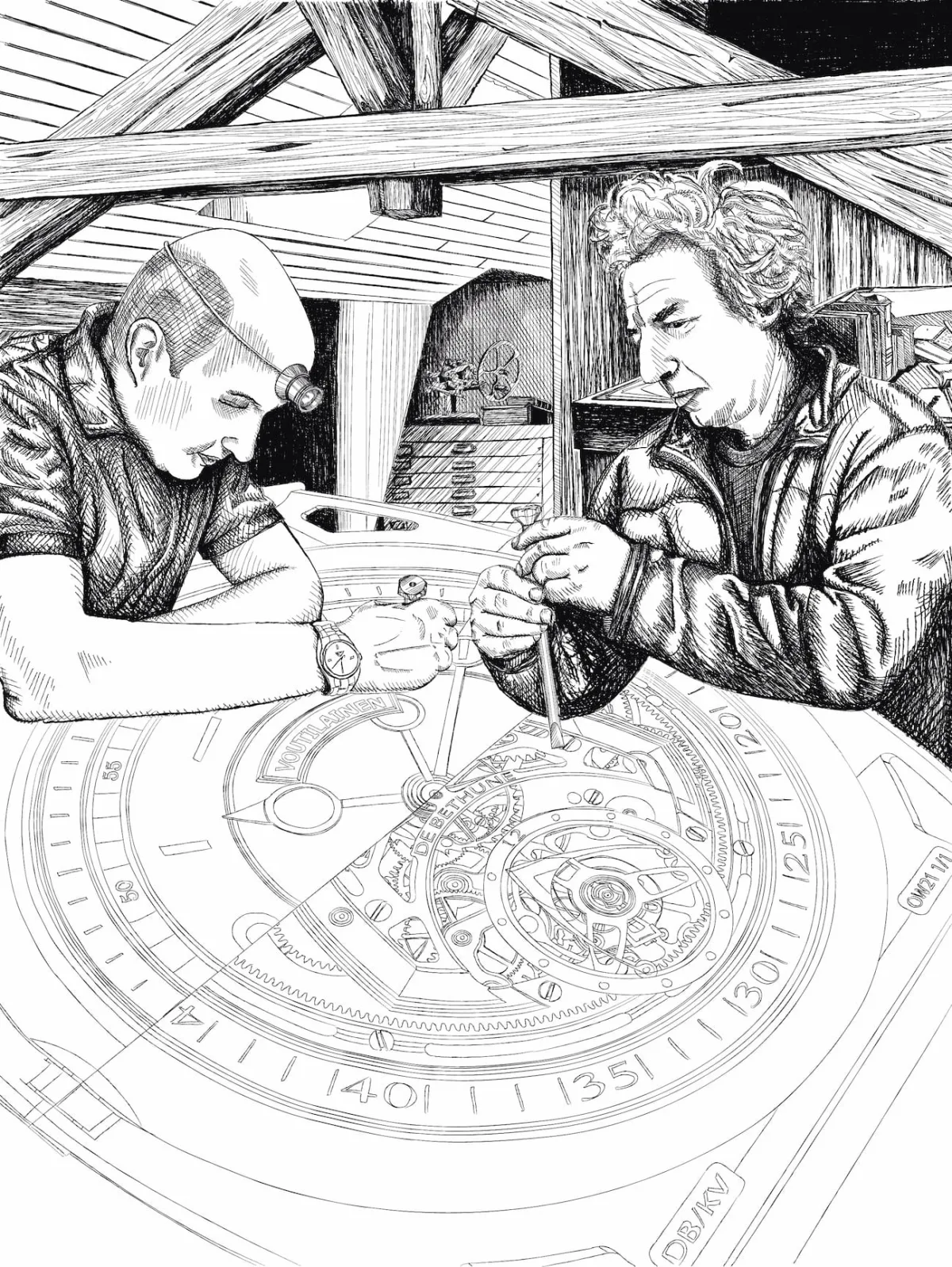 High-end watch model from Only Watch 2021