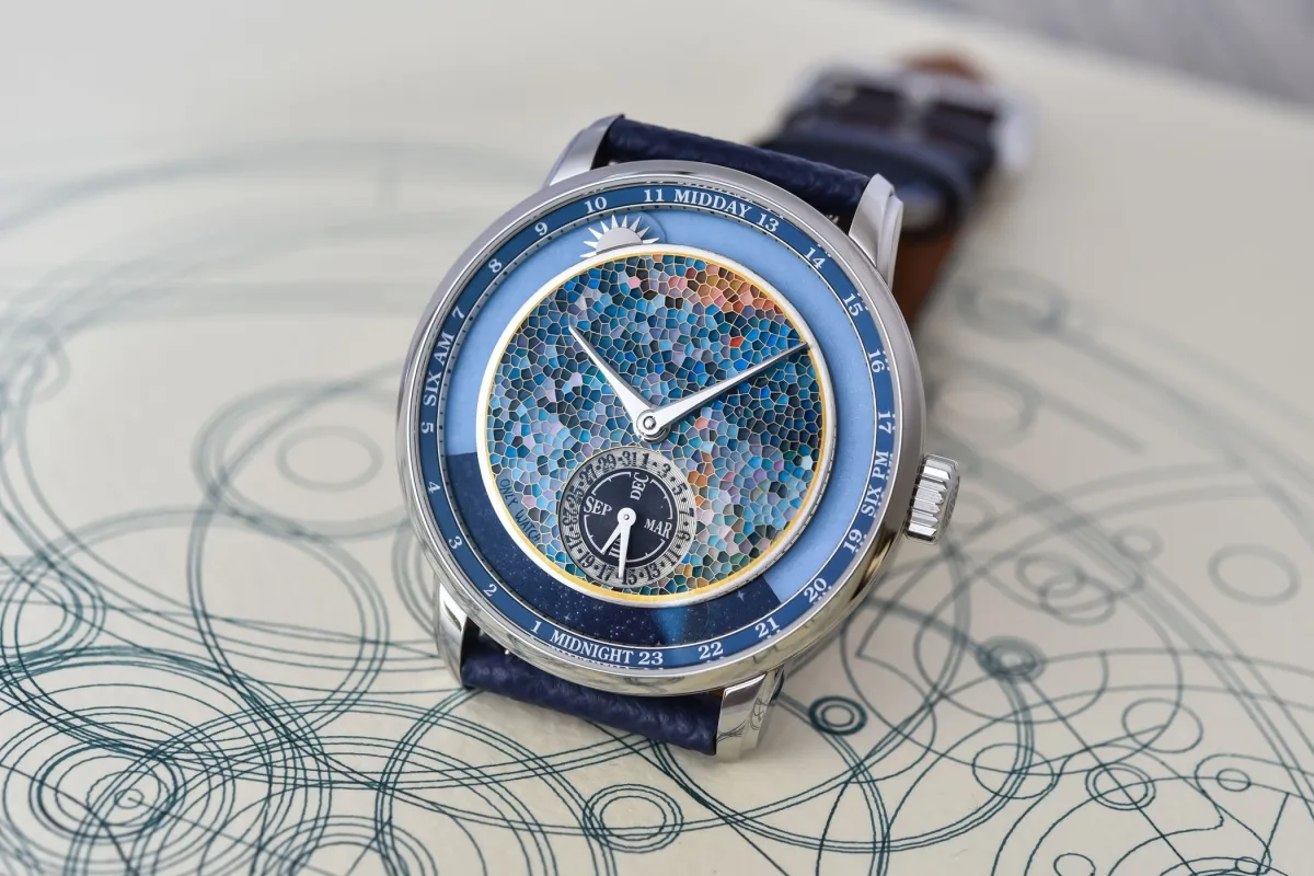 Krayon Anywhere watch with métiers d’art dial inspired by Monet