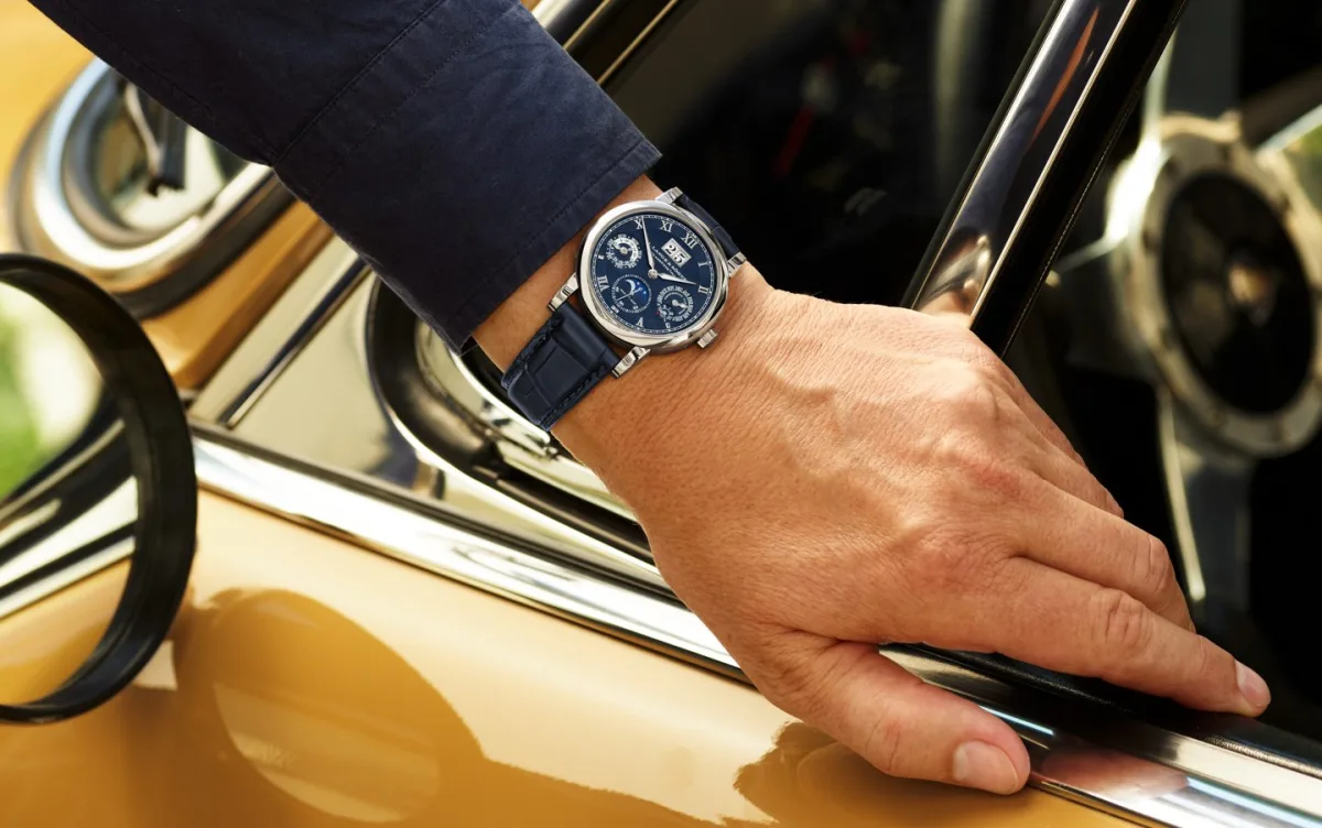 A. Lange & Söhne Langematik Perpetual watch face