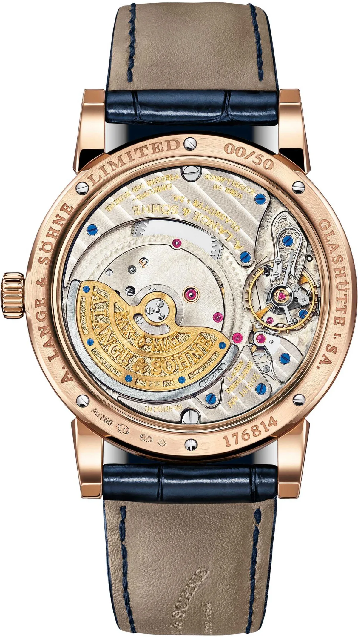 Detail of Langematik Perpetual's automatic rotor