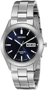 Seiko Men's SGG709 Watch with dark blue dial