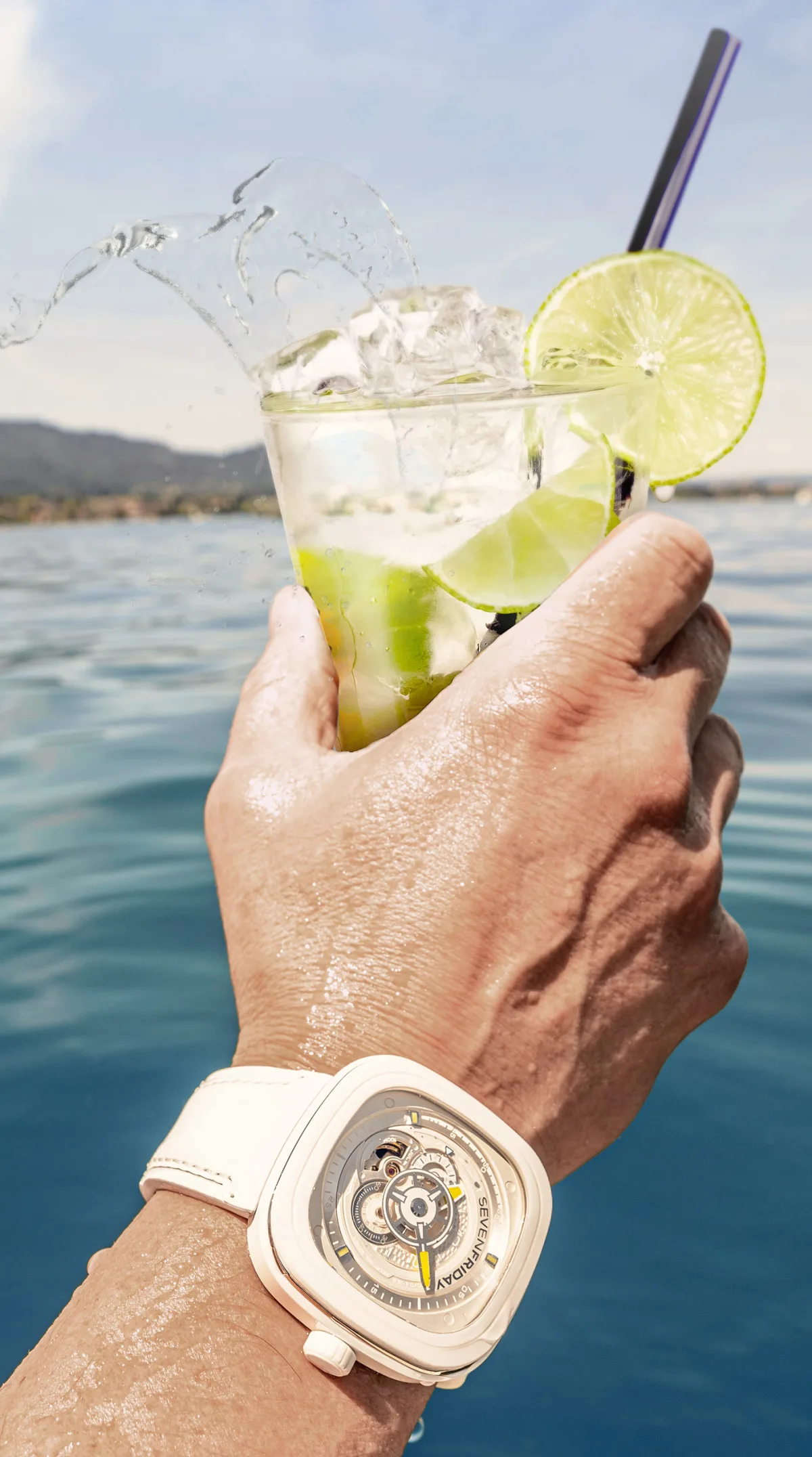 SevenFriday P1C/04 Caipi watch with bright color scheme