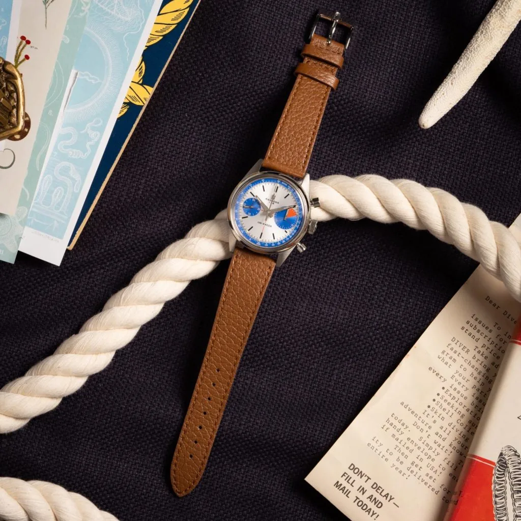 Massena LAB Uni-Racer Cruise model with indigo dial