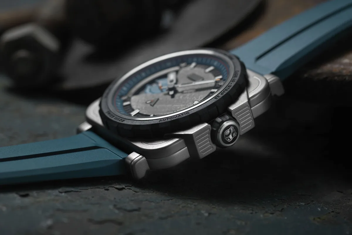 Dial and hands of REC Watches RNR ARKONIK Limited Edition