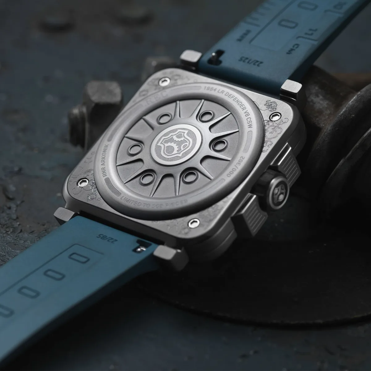 Back view of REC Watches RNR ARKONIK Limited Edition