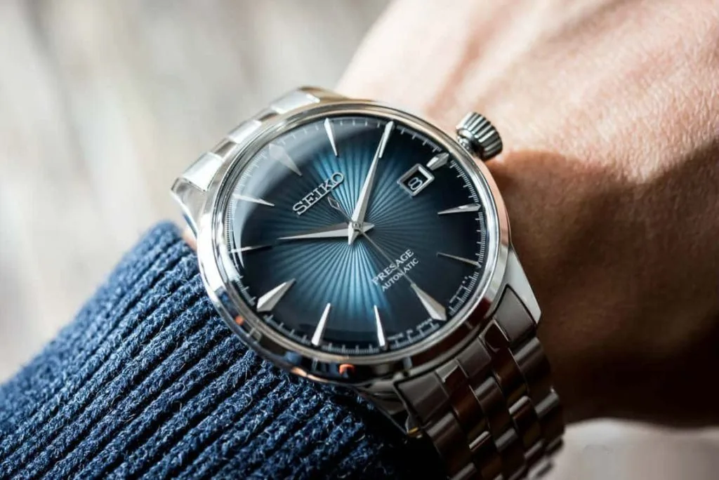 Seiko Presage Automatic watch with blue dial