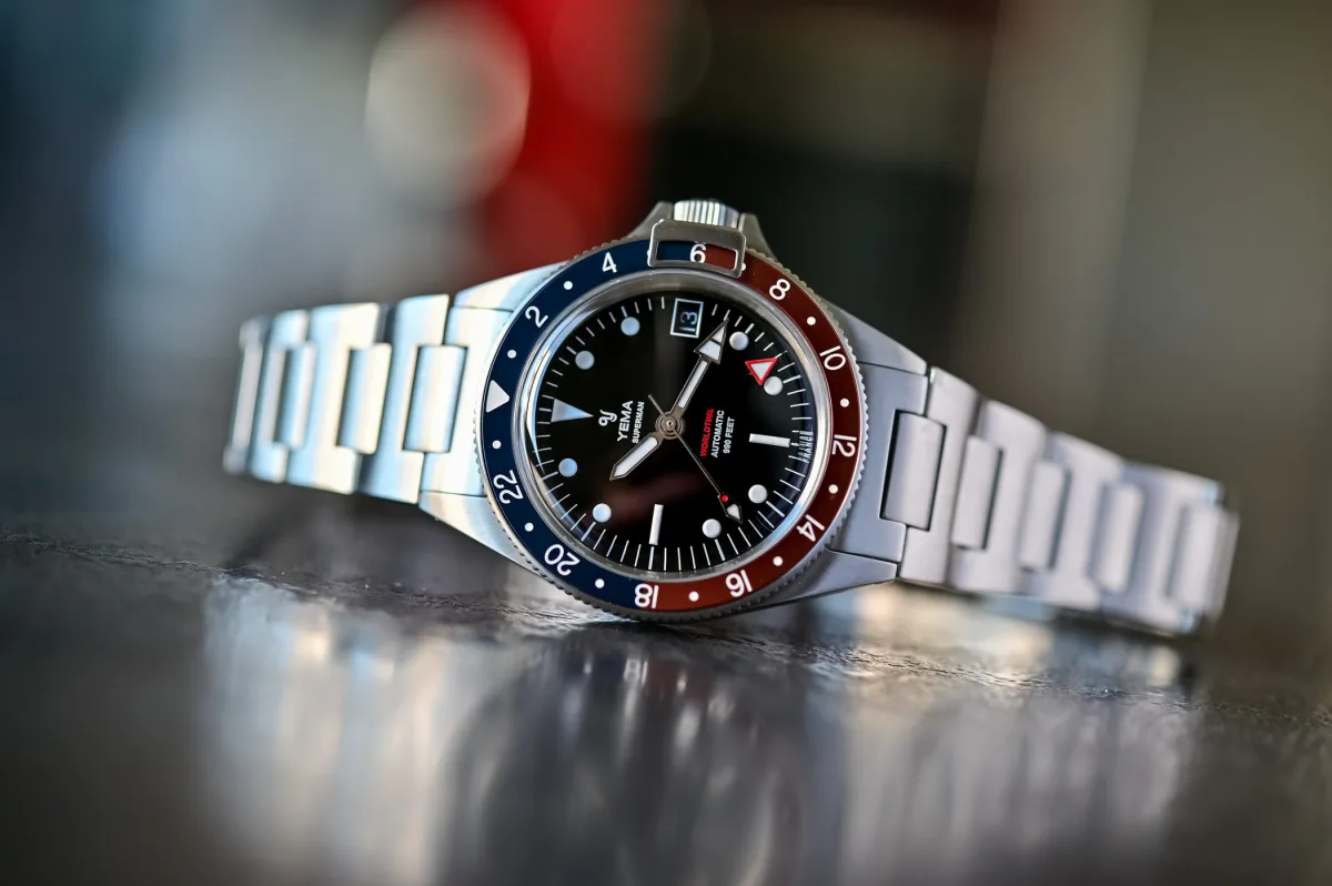 Yema Superman Heritage GMT Pepsi and Blue-Gray watches
