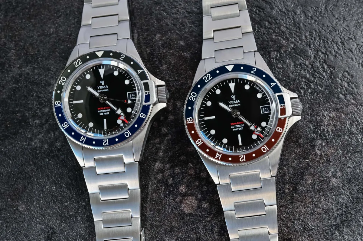 Collection of Yema historic watches