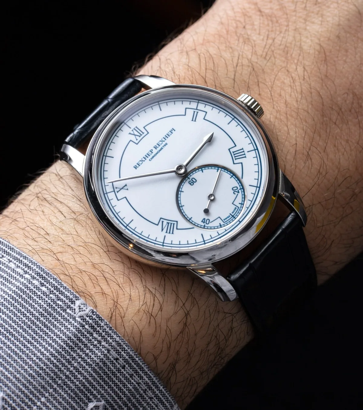 Chronometre Contemporain on wrist