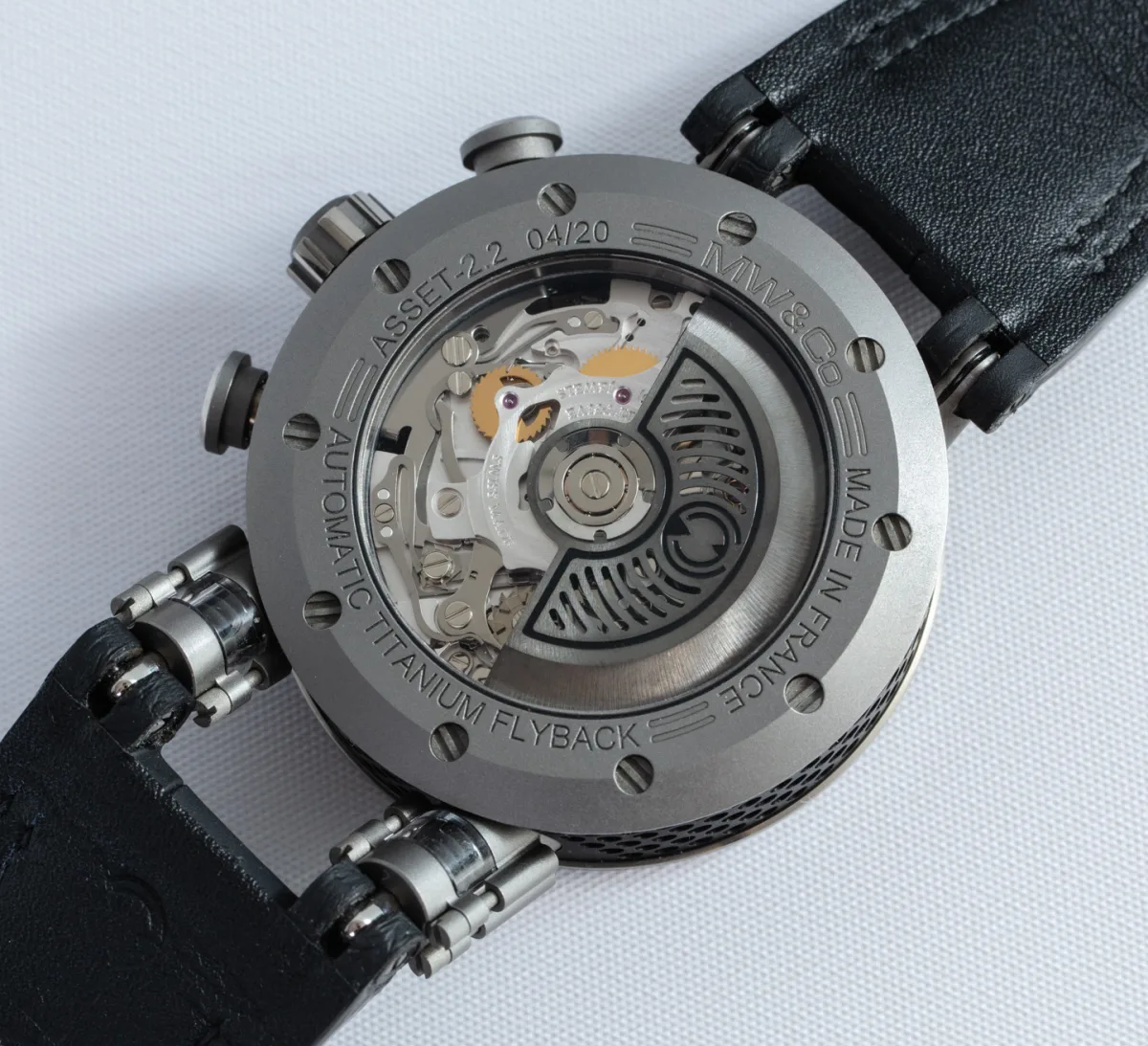 MW & Co Asset watch with unique titanium bezel