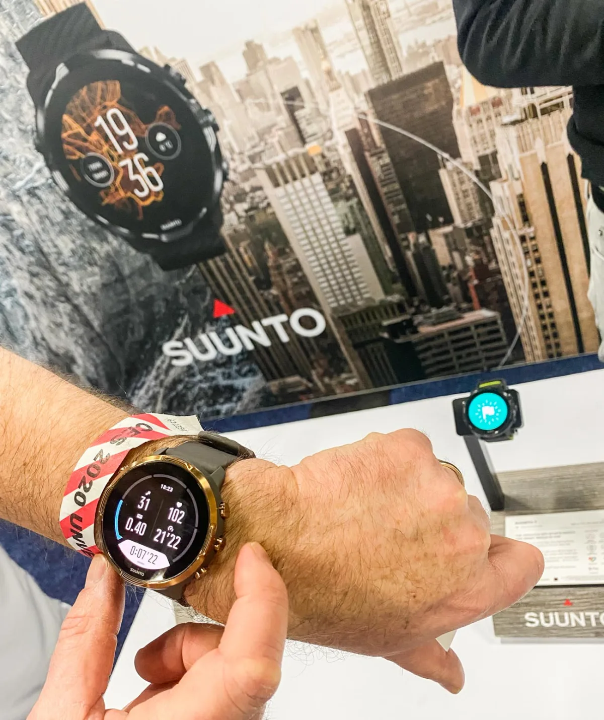 Garmin smartwatches on display at CES 2020