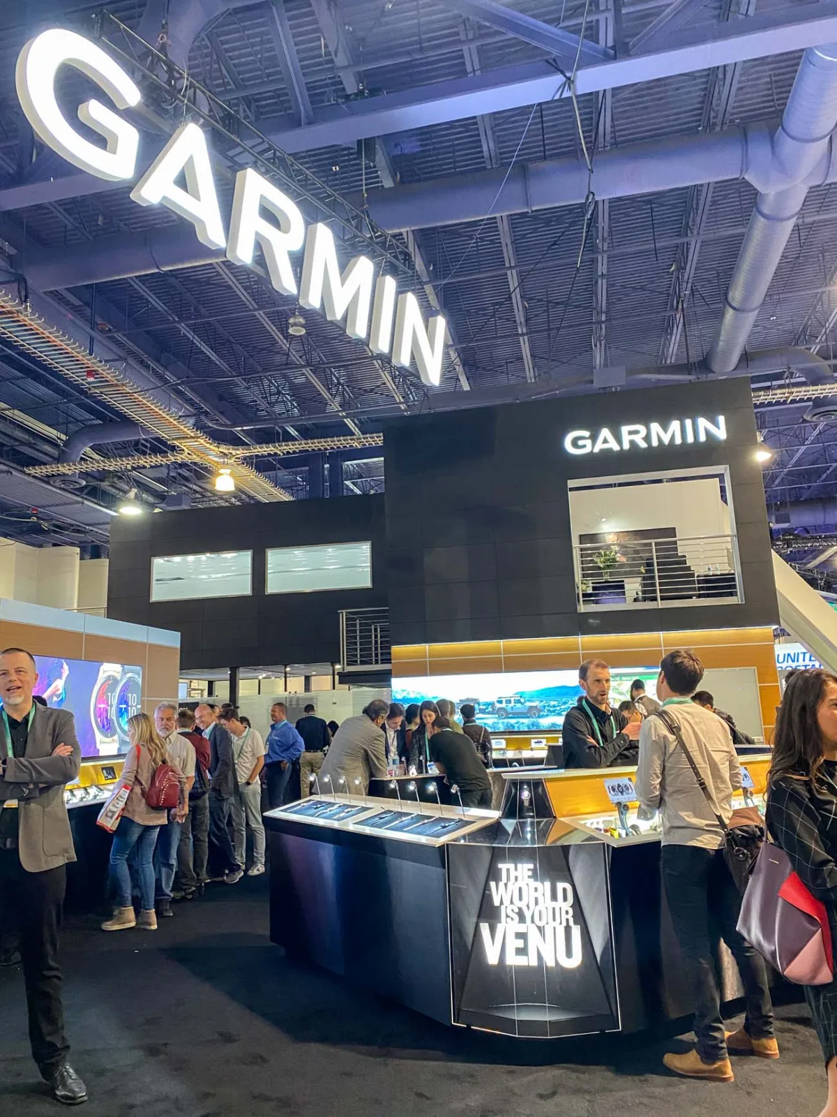 Diverse smartwatch displays in different CES 2020 sections