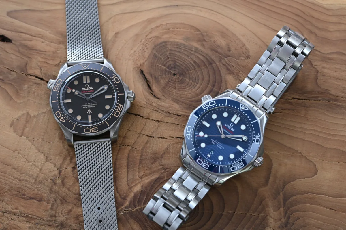 Omega Seamaster 007 Edition dial and bezel