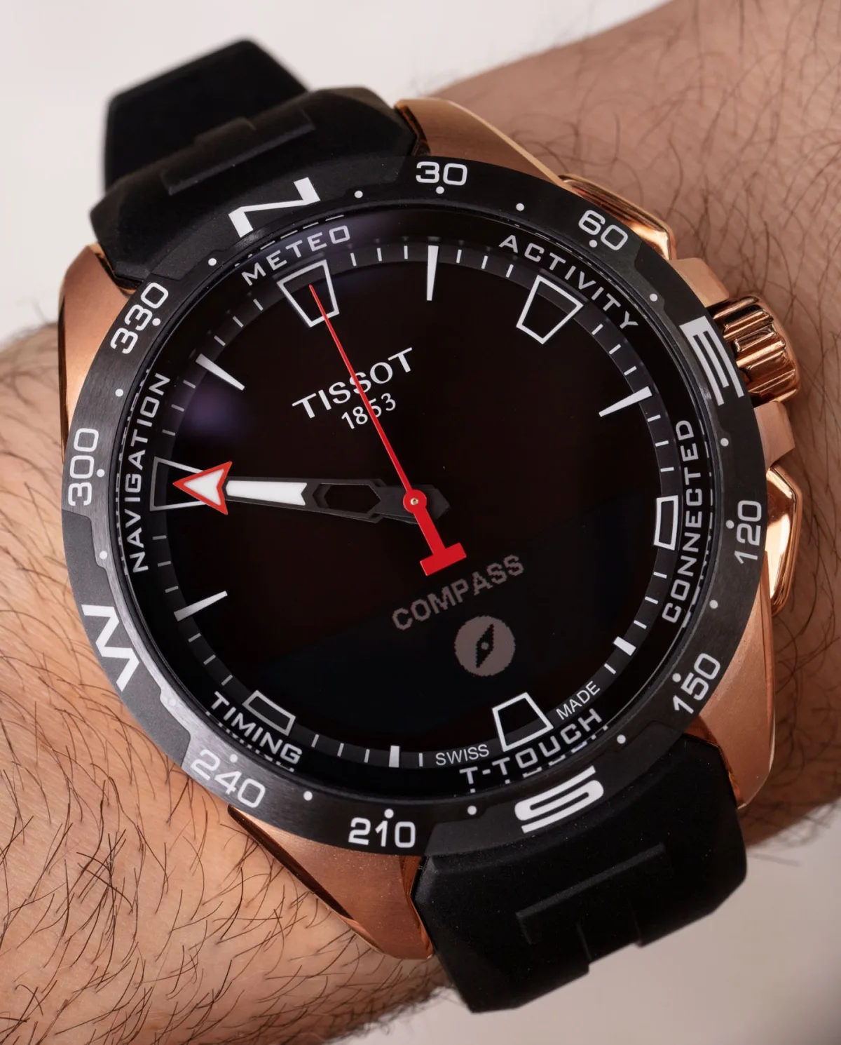 Tissot T-Touch Connect Solar with chronograph and compass features
