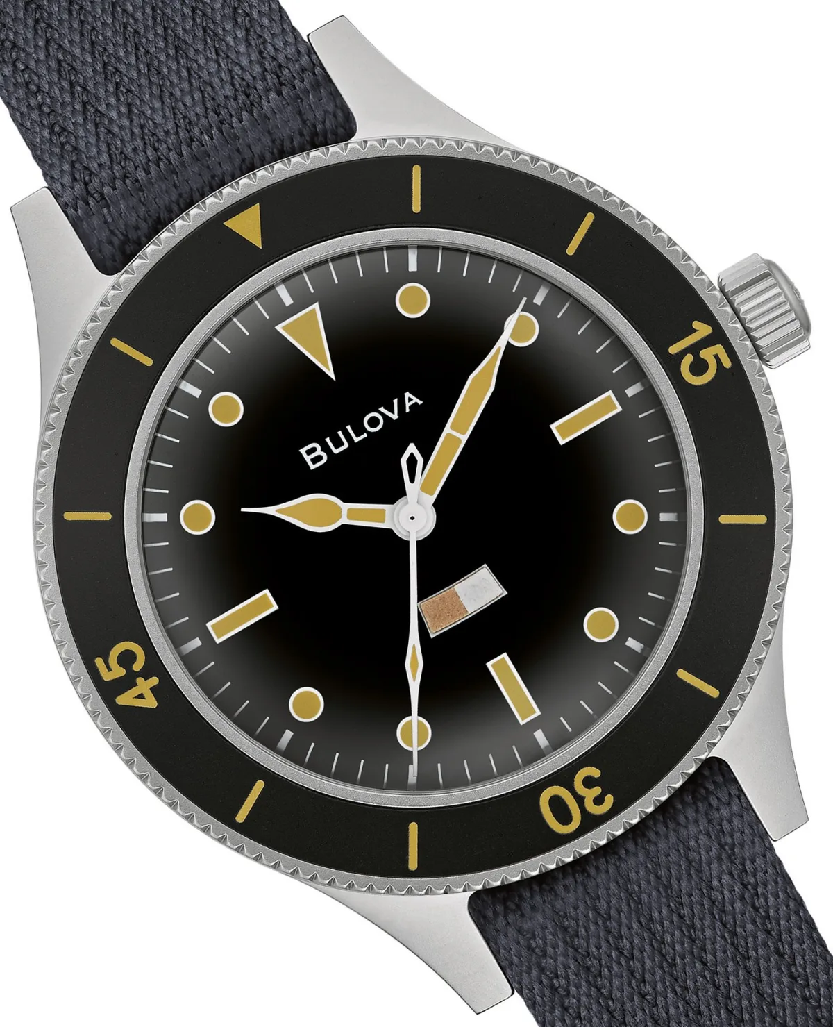 Engraved caseback of Bulova Mil-Ships