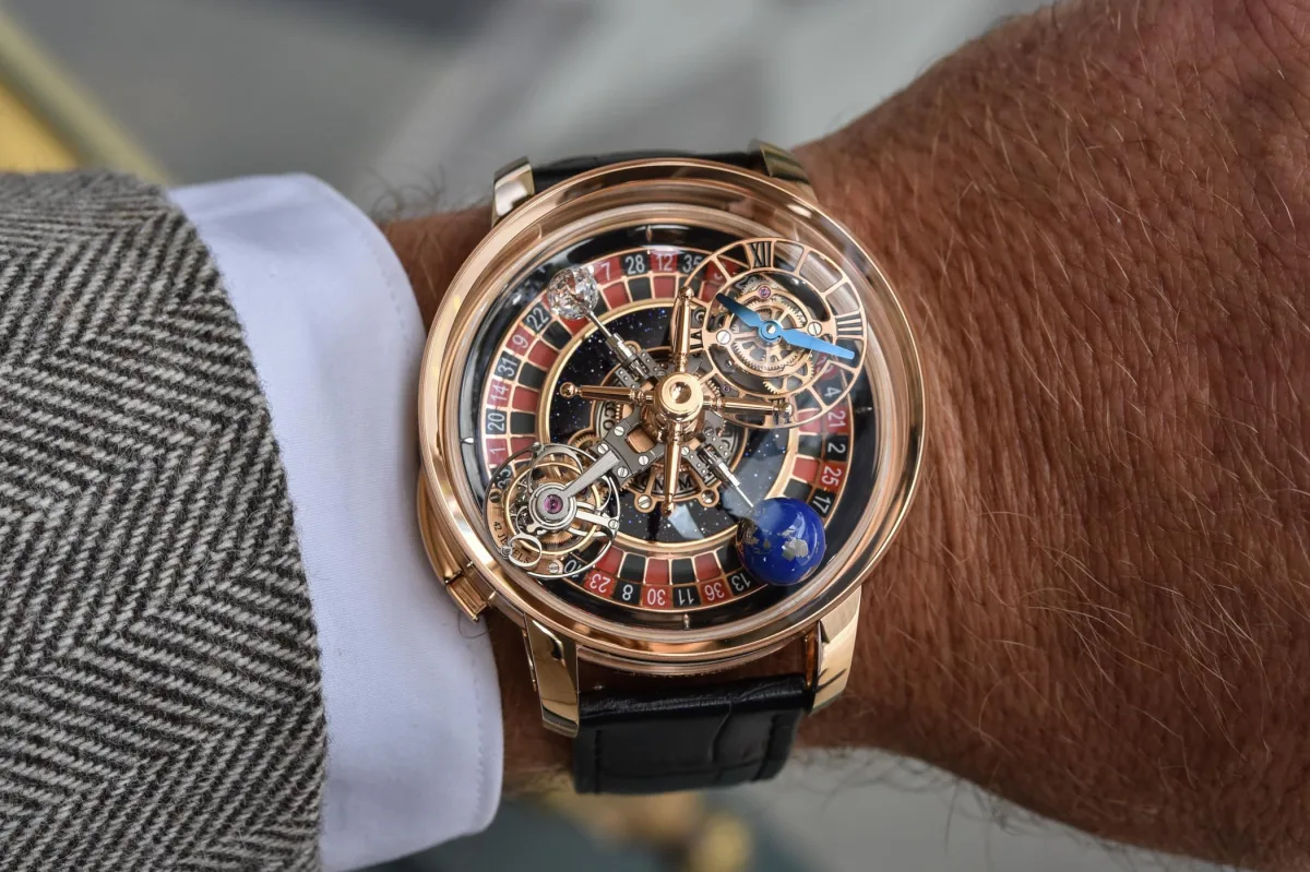 Jacob & Co Casino Tourbillon watch with roulette complication