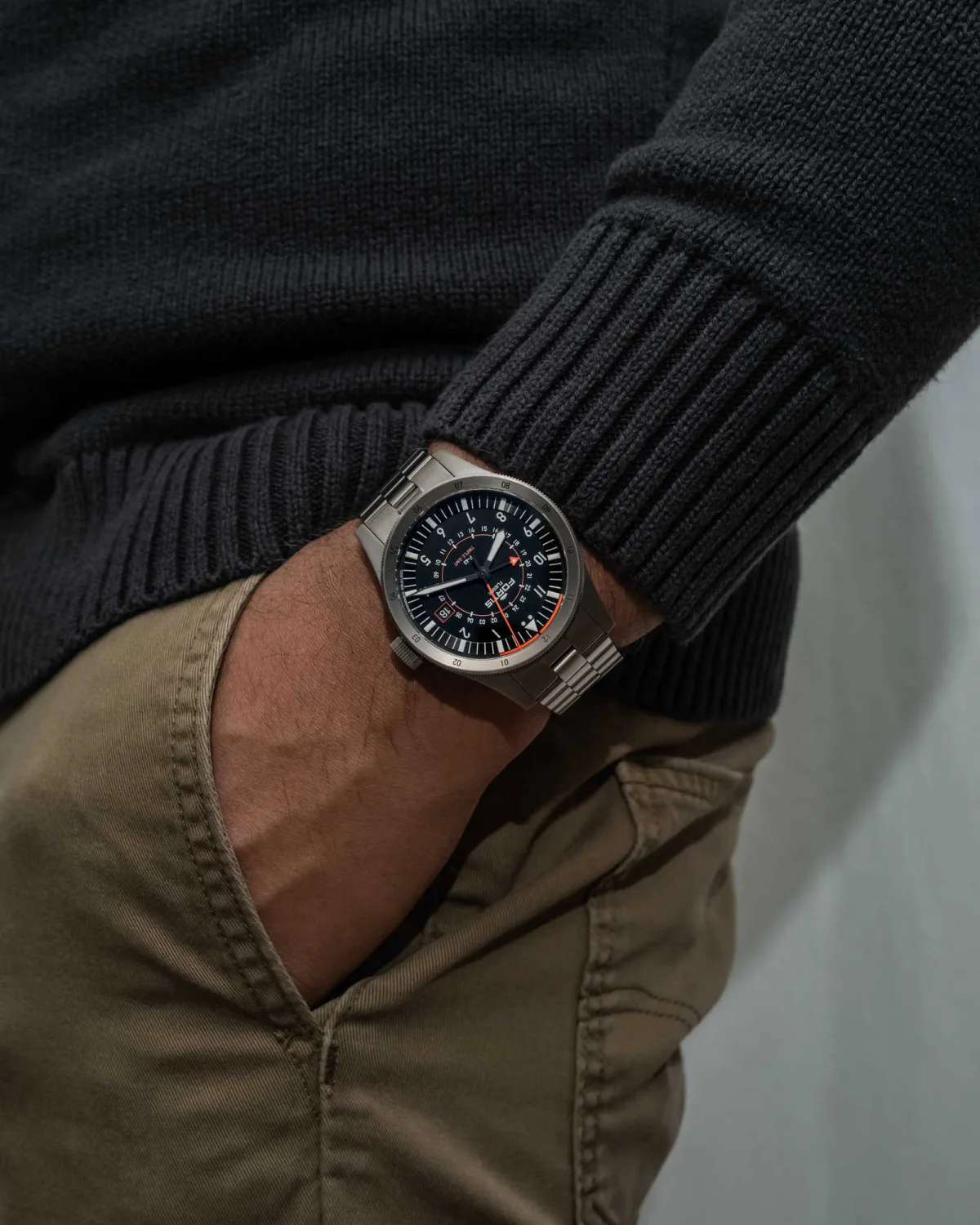 Fortis Flieger GMT watch details