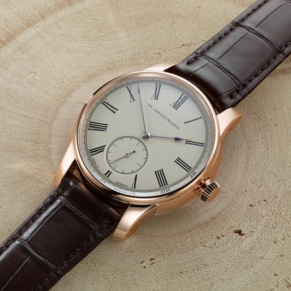 Moritz Grossmann Hamatic Vintage Silver-plated dial