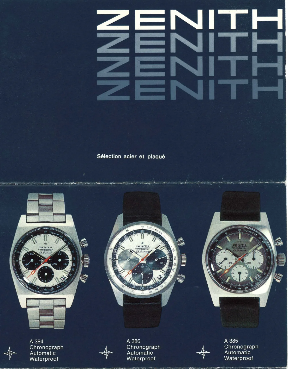 Side view of Zenith El Primero Chronomaster Revival A385