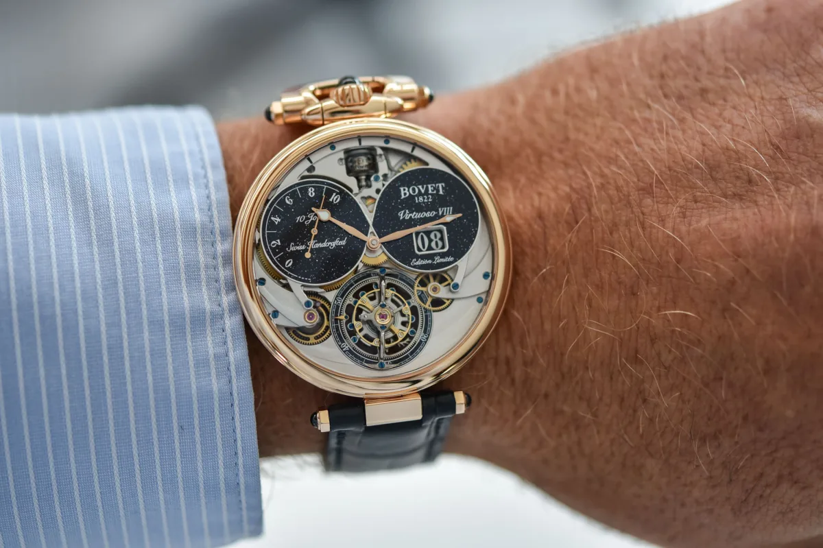 Bovet 1822 Virtuoso VIII Chapter Two DLC-SLN watch front view