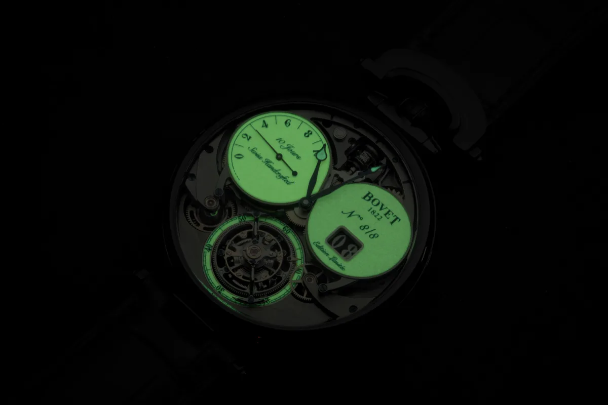 Bovet 1822 Virtuoso VIII Chapter Two with alligator leather strap