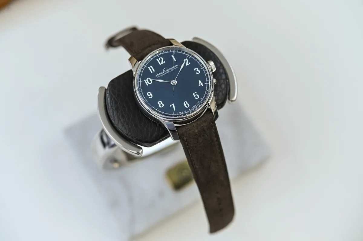Moritz Grossmann Central Second shown with both dial options