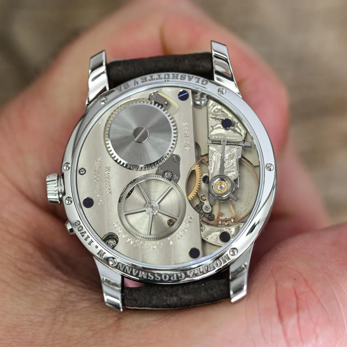 View of the movement in Moritz Grossmann Central Second