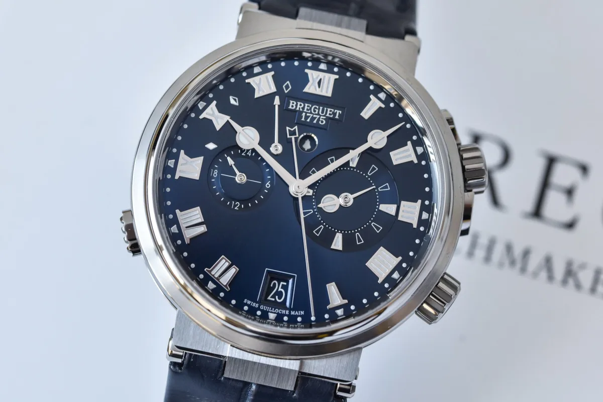 Breguet Marine titanium model with blue dial