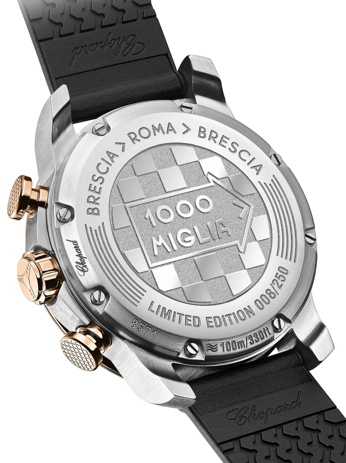 Asymmetric dial design of Mille Miglia 2021