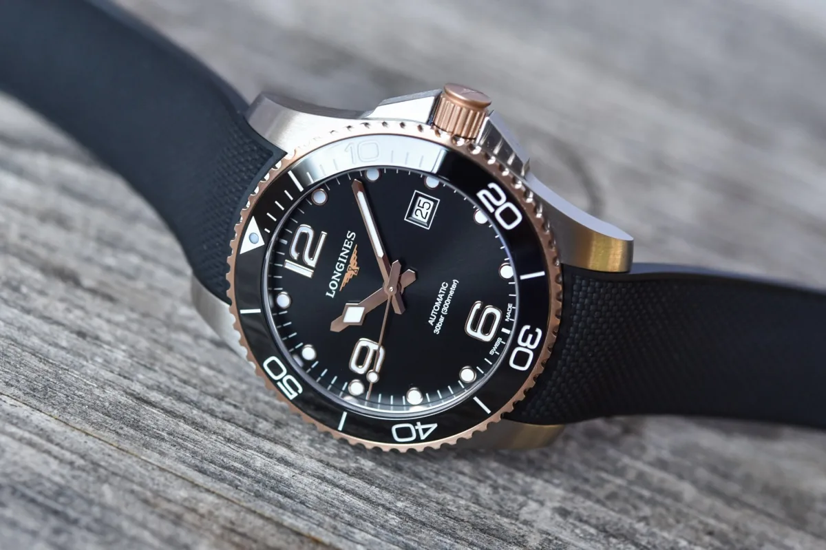 Longines HydroConquest 41mm with ceramic bezel insert.