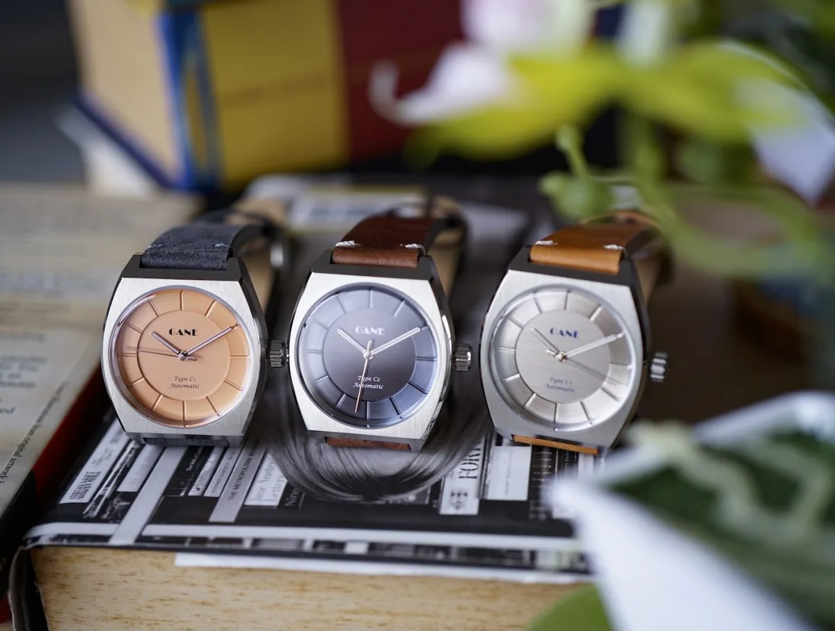 GANE Type C Automatic watch showcasing vintage-modern design