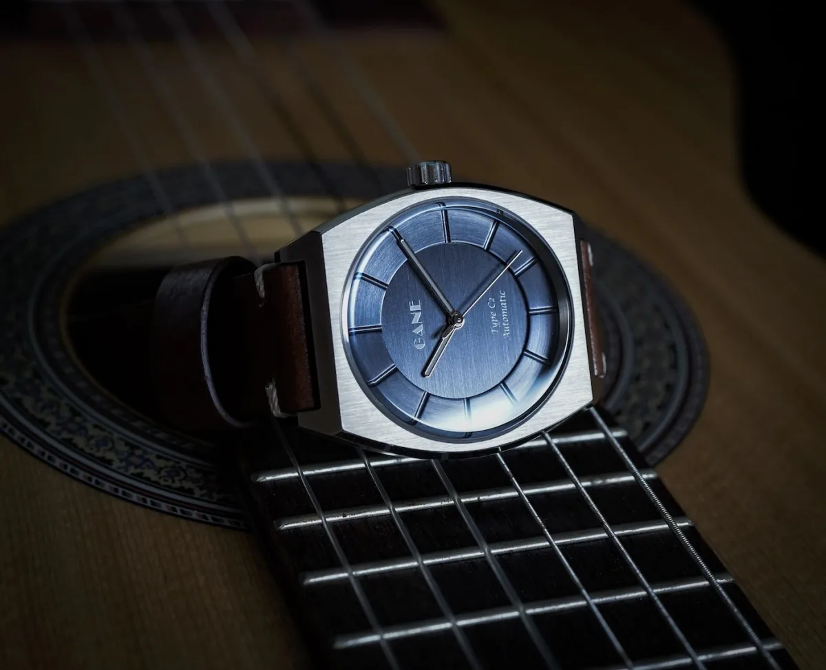 GANE Type C watch case with sapphire glass