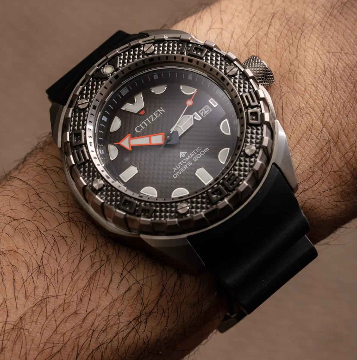 Titanium case and strap of Citizen Promaster