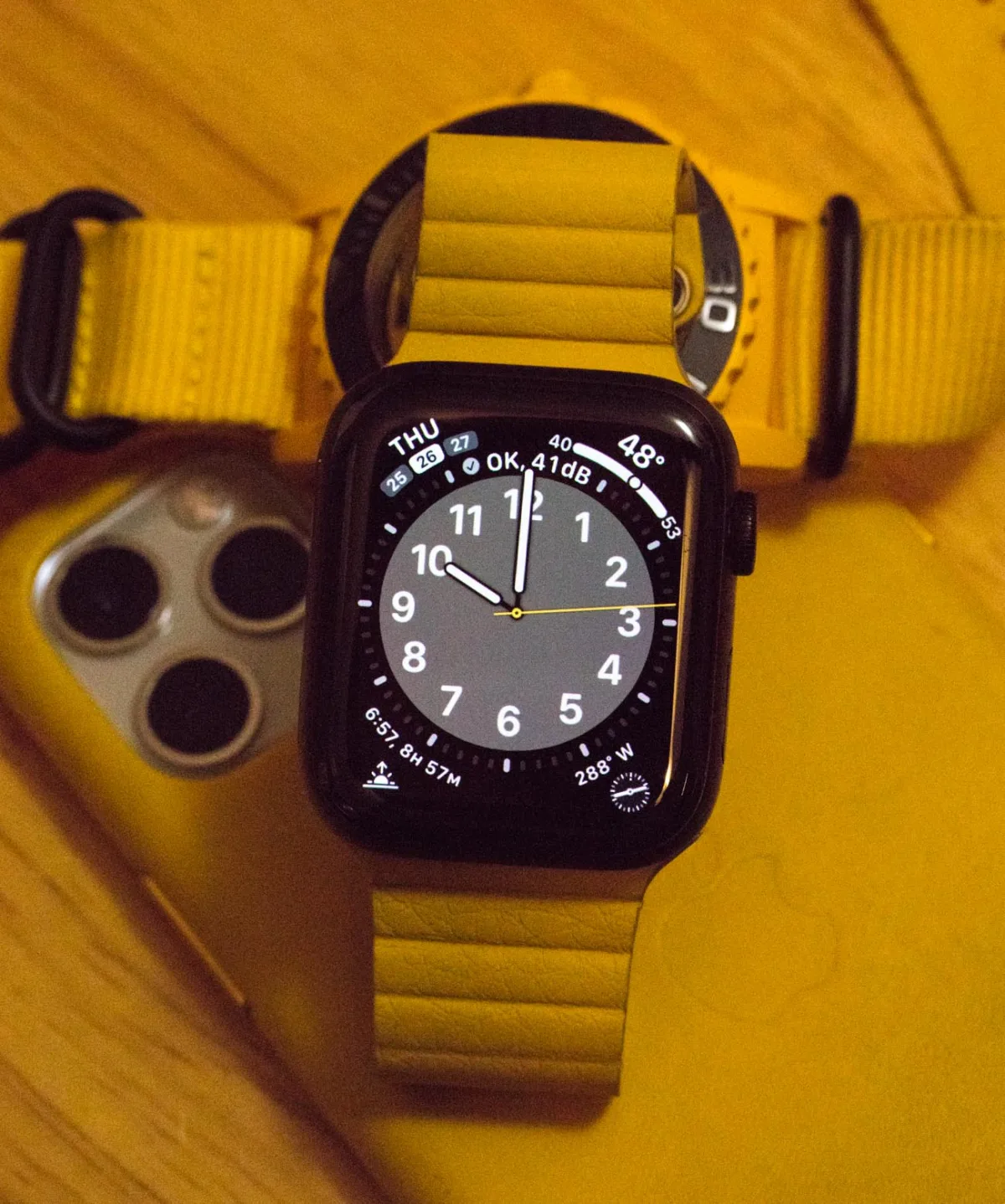 Apple Watch compass and inclinometer
