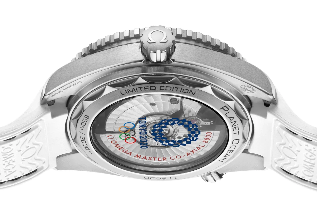 Planet Ocean 600M Tokyo 2020 with red-tipped second hand