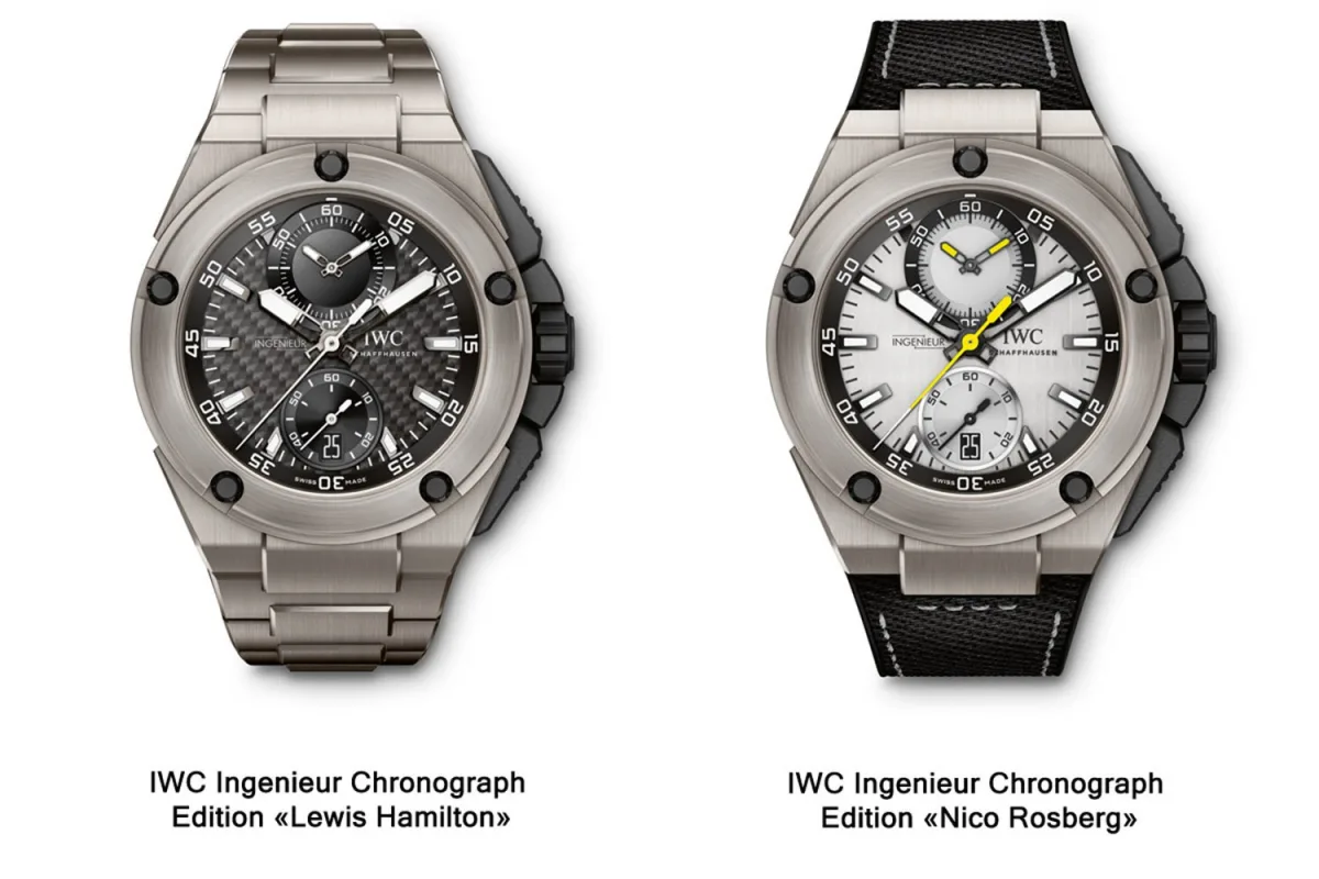 IWC Ingenieur Chronograph by Lewis Hamilton and Nico Rosberg