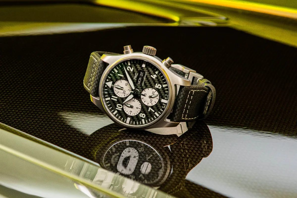IWC Pilot’s Watch Chronograph Edition AMG IW377903 front view