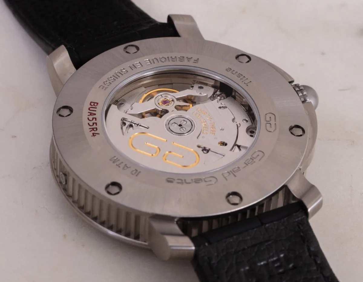 Detailed view of the Bi-Retro Sport dial