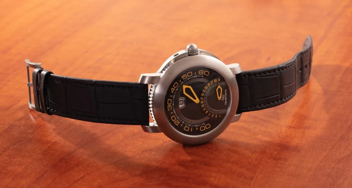 Gerald Genta Arena Bi-Retro Sport on wrist