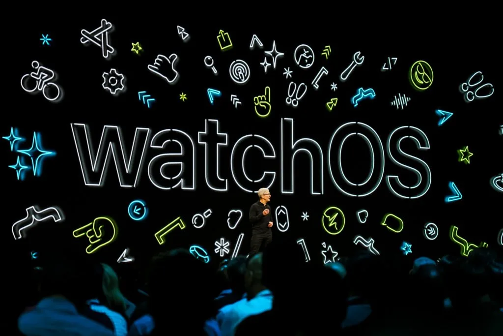 Apple Watch Series 4 showcasing WatchOS 6 features