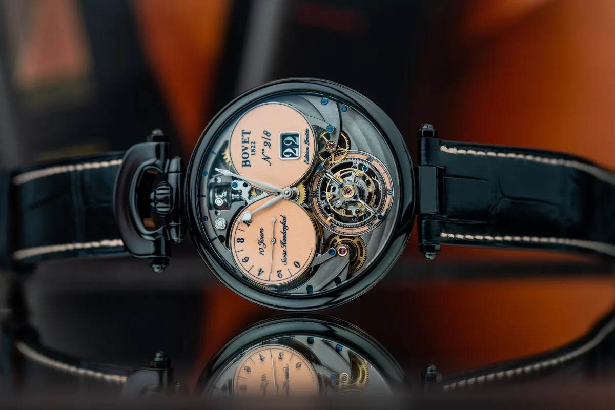 Bovet 1822 tourbillon detail