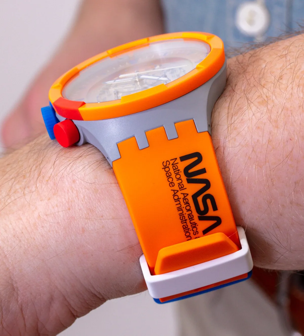 Swatch Big Bold Chrono Extravehicular with bioceramic case.