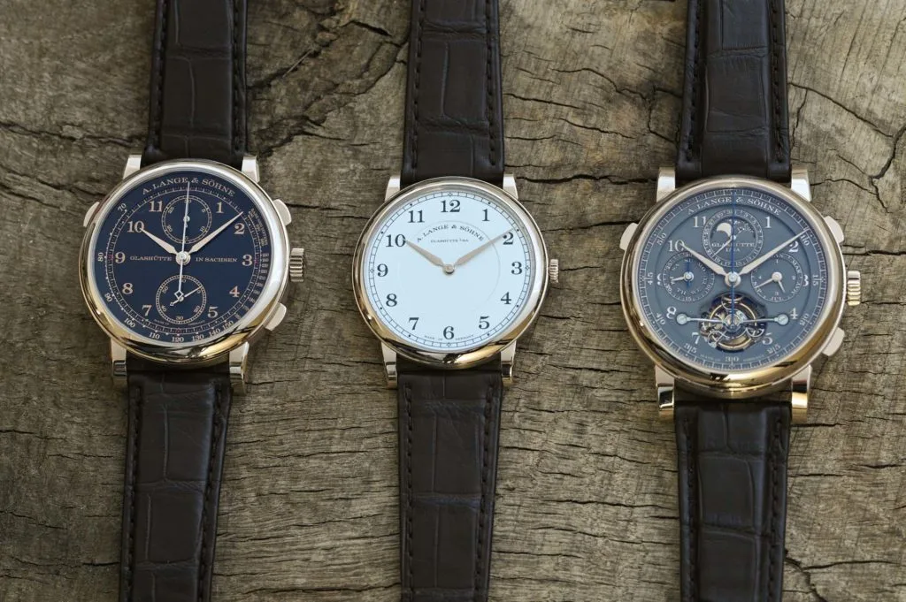 A. Lange & Söhne 1815 Thin Honeygold watch front view