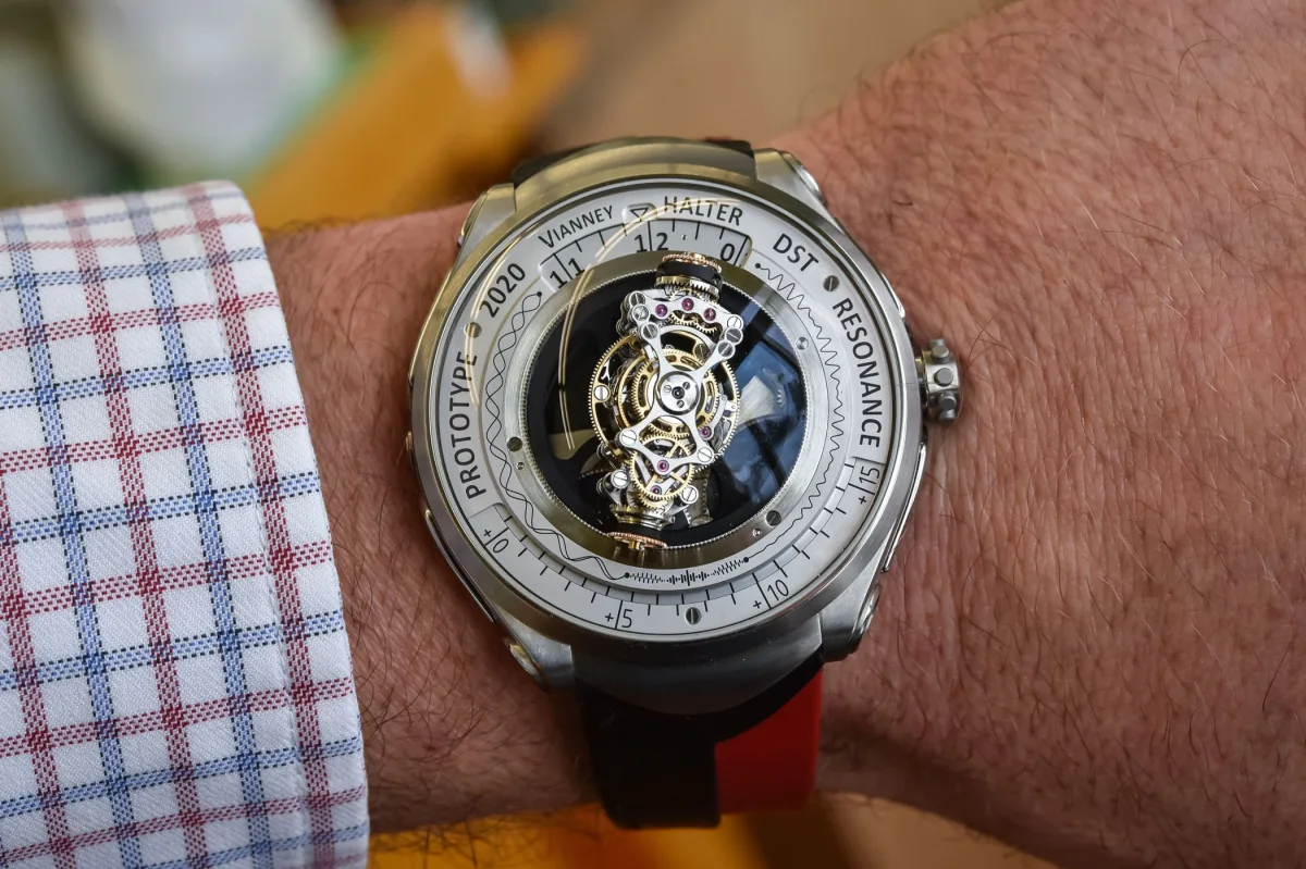 Vianney Halter Deep Space Resonance Prototype with dual balance wheel