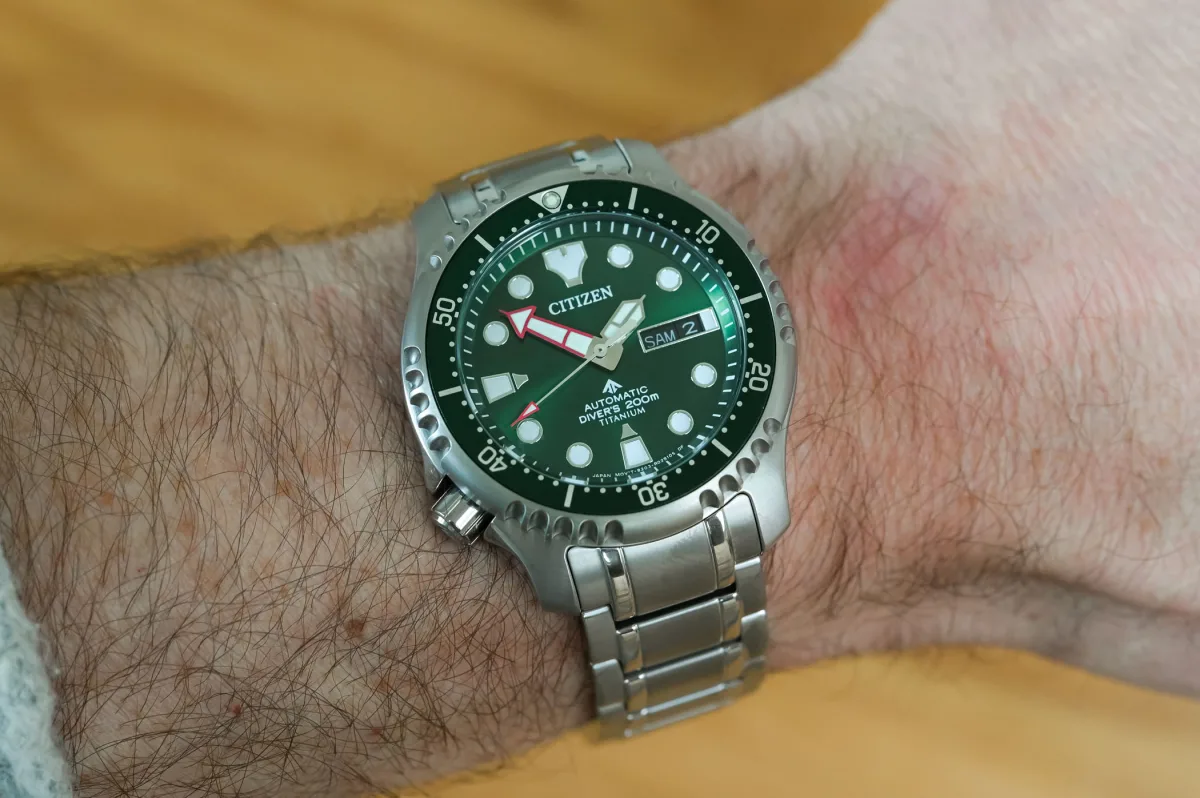 Citizen Promaster Marine NY0100-50XE titanium case