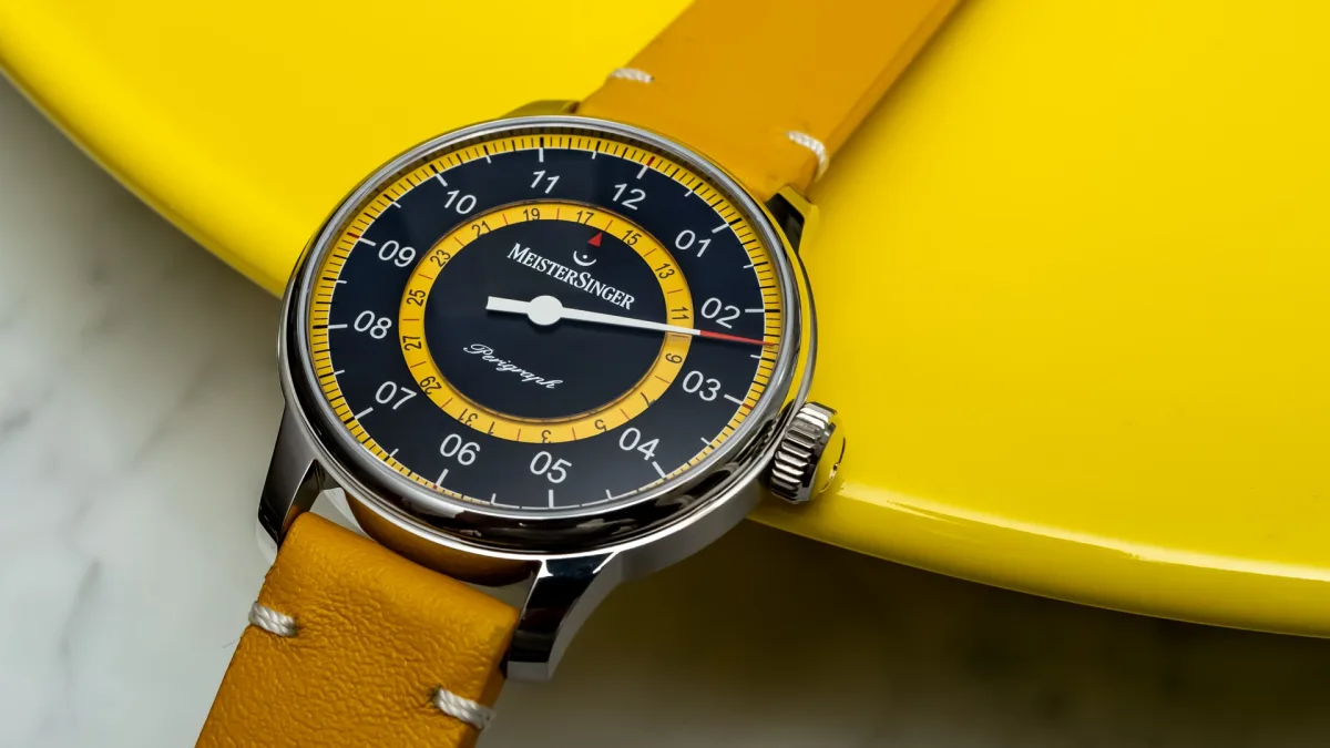 Perigraph Mellow Yellow on various straps