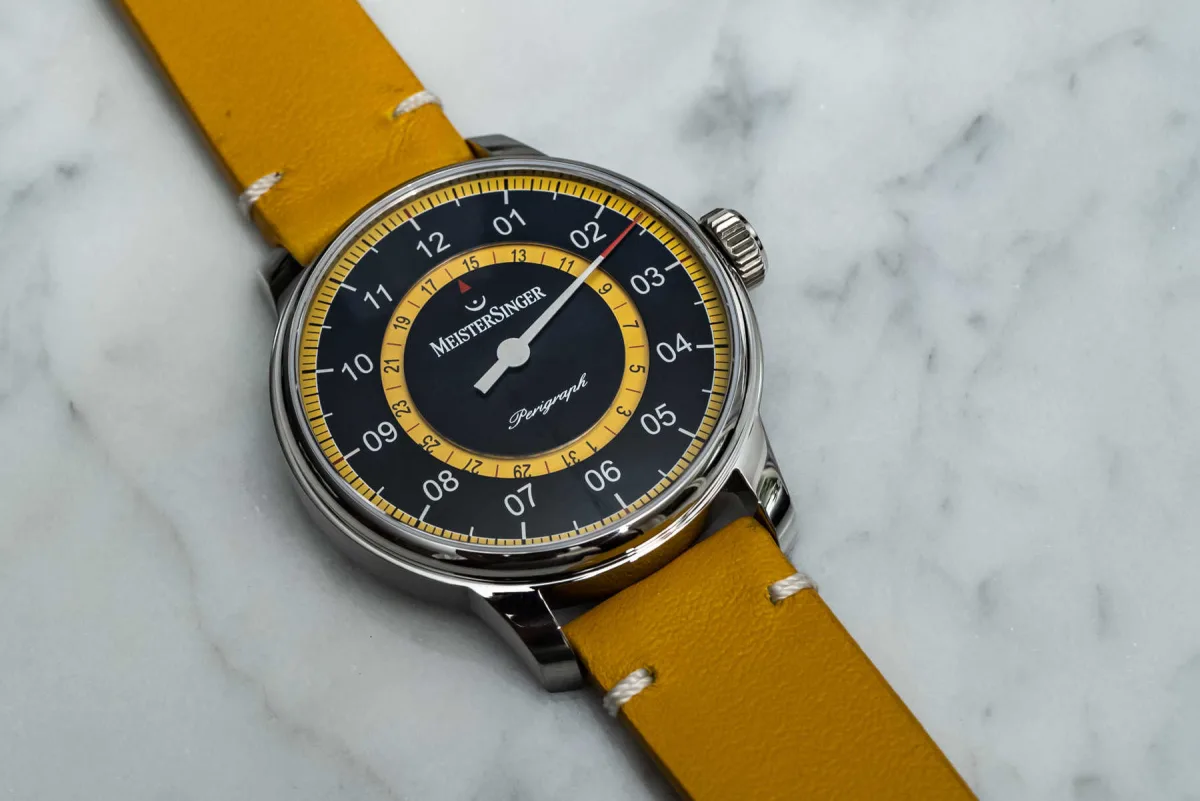 Polished stainless steel watch case
