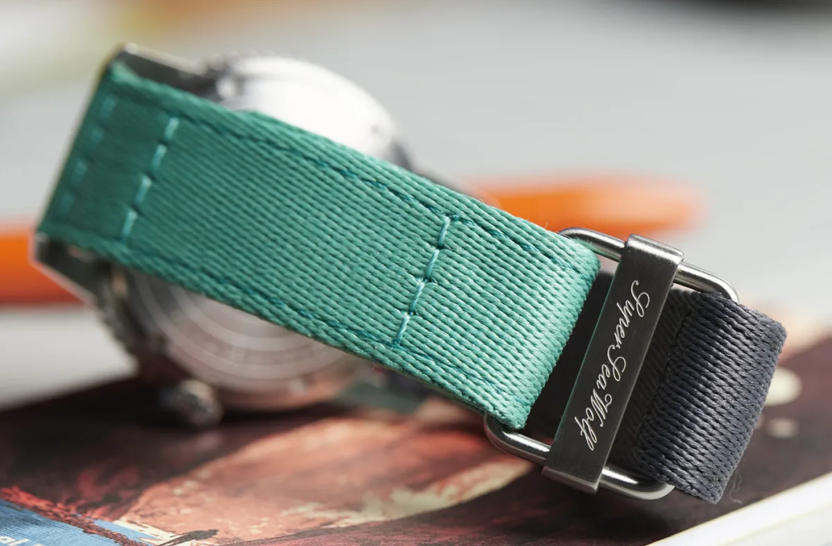 Worn & Wound x Zodiac Super Sea Wolf Limited Edition with nylon strap